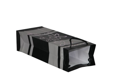 Silver Foil Wine Bottle Bag