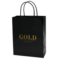 Glossy Lamination White Cardboard Paper Bag